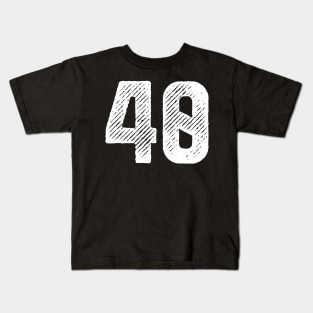 Rough Number 40 Kids T-Shirt